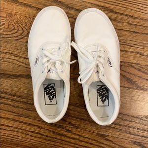 Women’s white Vans